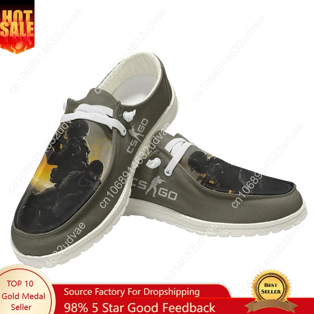 

Counter Strike Global Offensive Casual Shoes Men Woman Flat Shoe Breathable Indoor Lightweight Footwear Couple Custom Made Shoe