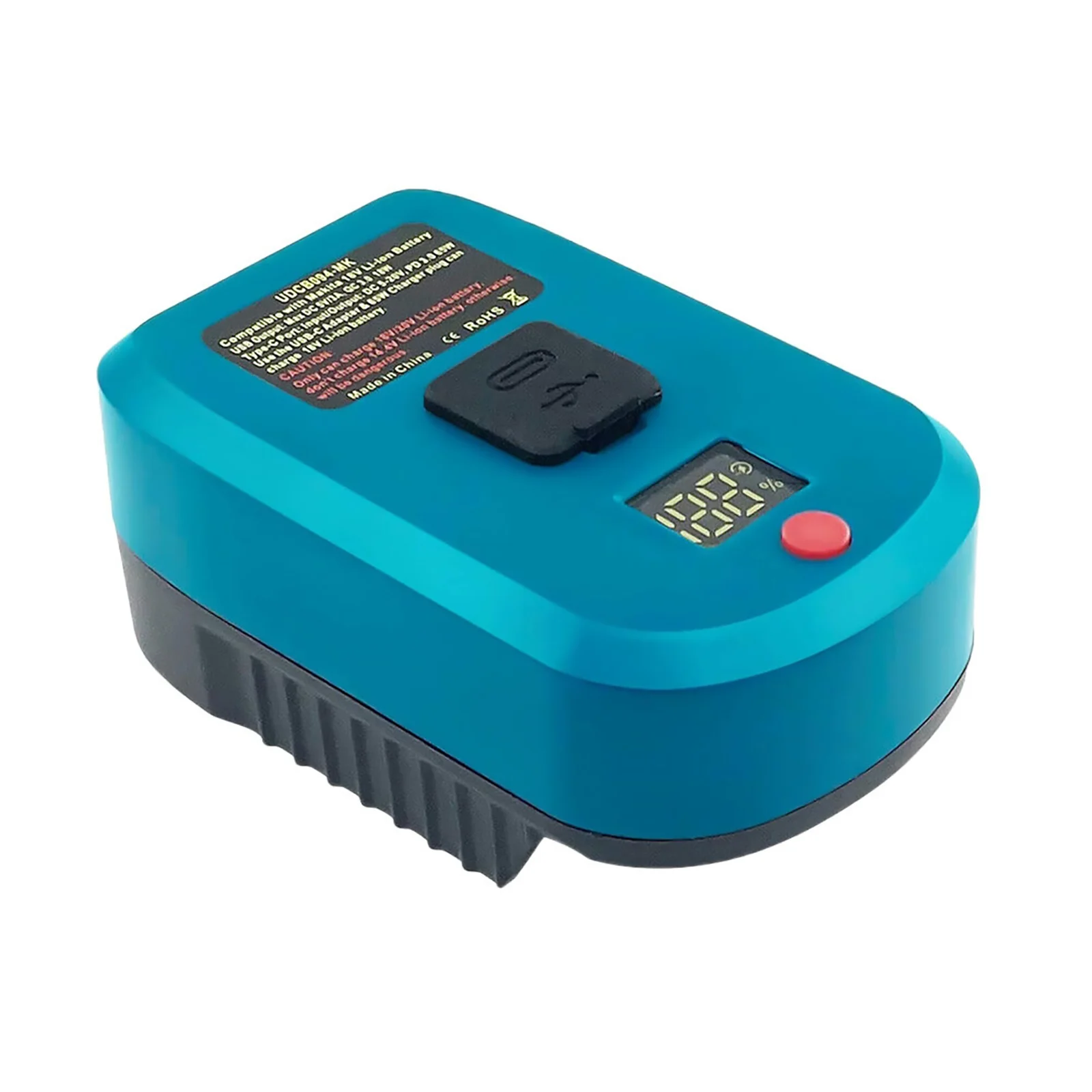 Adaptador Rápido de Carregador de Bateria Conversor Usb tipo c pd 3.0 18v Bl1860b Bl1850 Bl1830 Bl1820 Acessórios de Bateria 65w