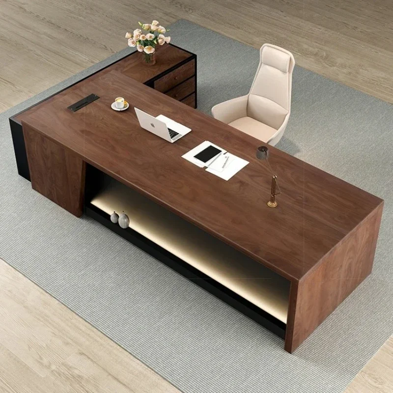 #Office Desk Standing European Floor Computer Desks Furniture Modern Table Storage Drawer Organizer Under Desk Corner Storage