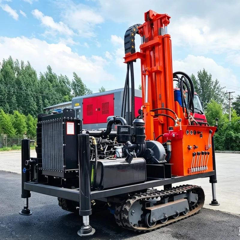 Customized Water Well Drilling Rig, Hydraulic Mast Deep‑well Construction Equipment for Construction Site & Field Works