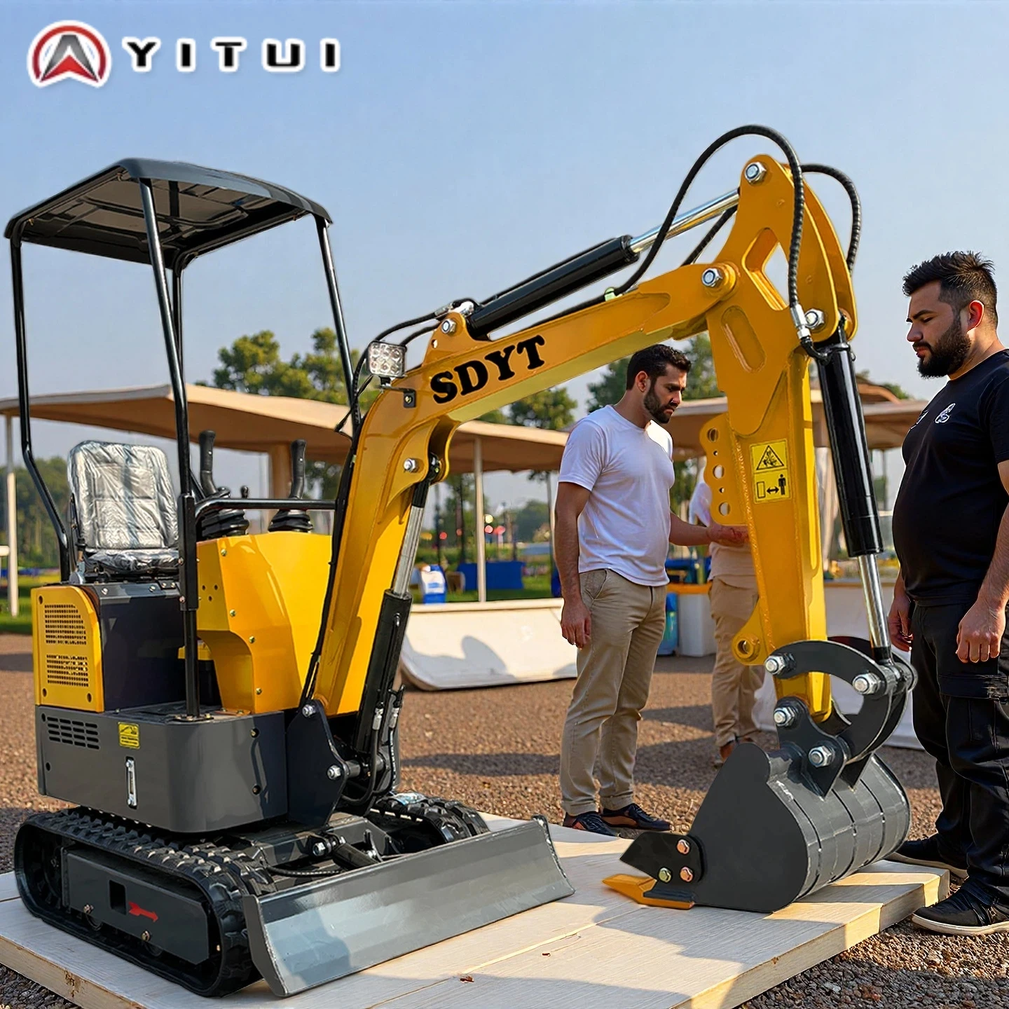 صندوق خشبي صغير للحفارة يتم شحنه محرك كوبوتا مخصص آلات زراعية هيدروليكية ضمان الجودة Ce Epa Euro 5