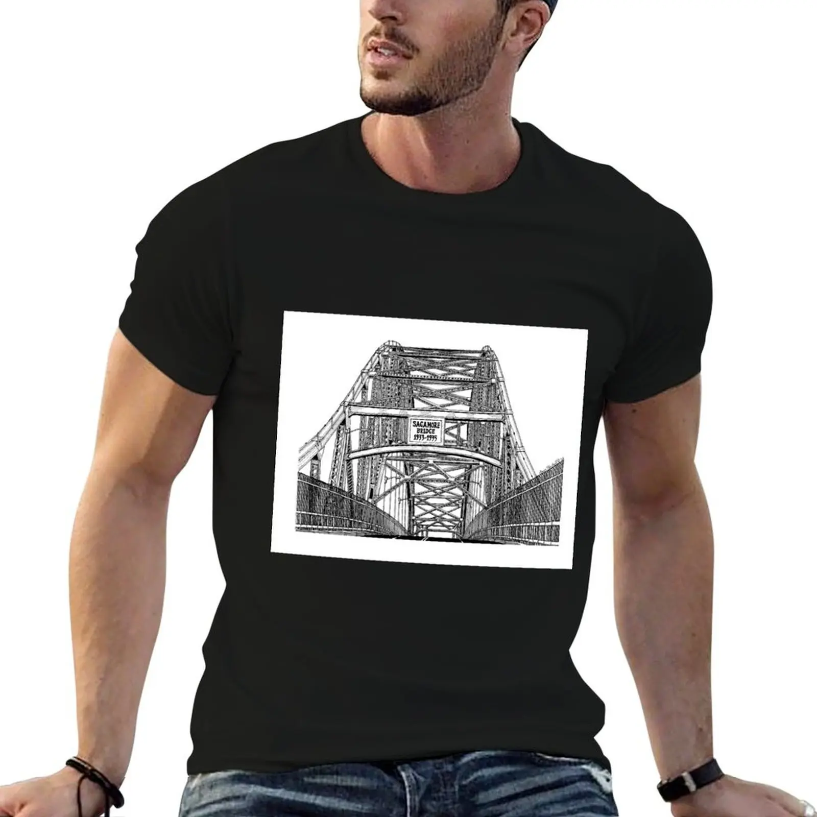جسر ساجامور، كيب كود قناة تي شيرت تي شيرت للرجال حزمة القطن تي شيرت للرجل القطن تي شيرت #4