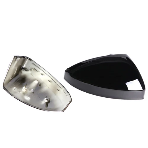 Imagen 2 del producto Tapa de cubierta de espejo retrovisor lateral de repuesto, color negro brillante, fibra de carbono, para Audi TT TTS RS TTRS MK3 8S 15-23 R8 2016-23