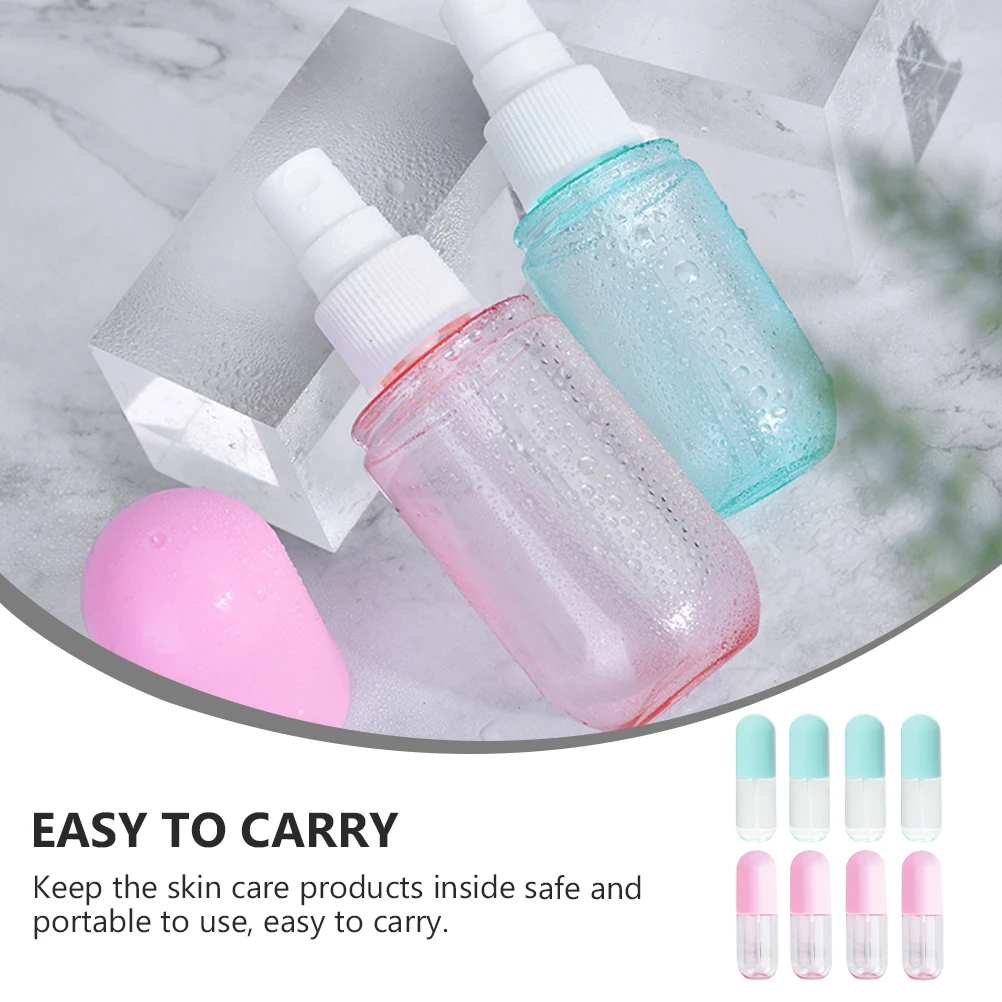 

8PCS Mini for Makeup Empty Lotion Spray Lotion Empty Spray Bottle Mister Portable Dustproof Cosmetics Sub Bottle