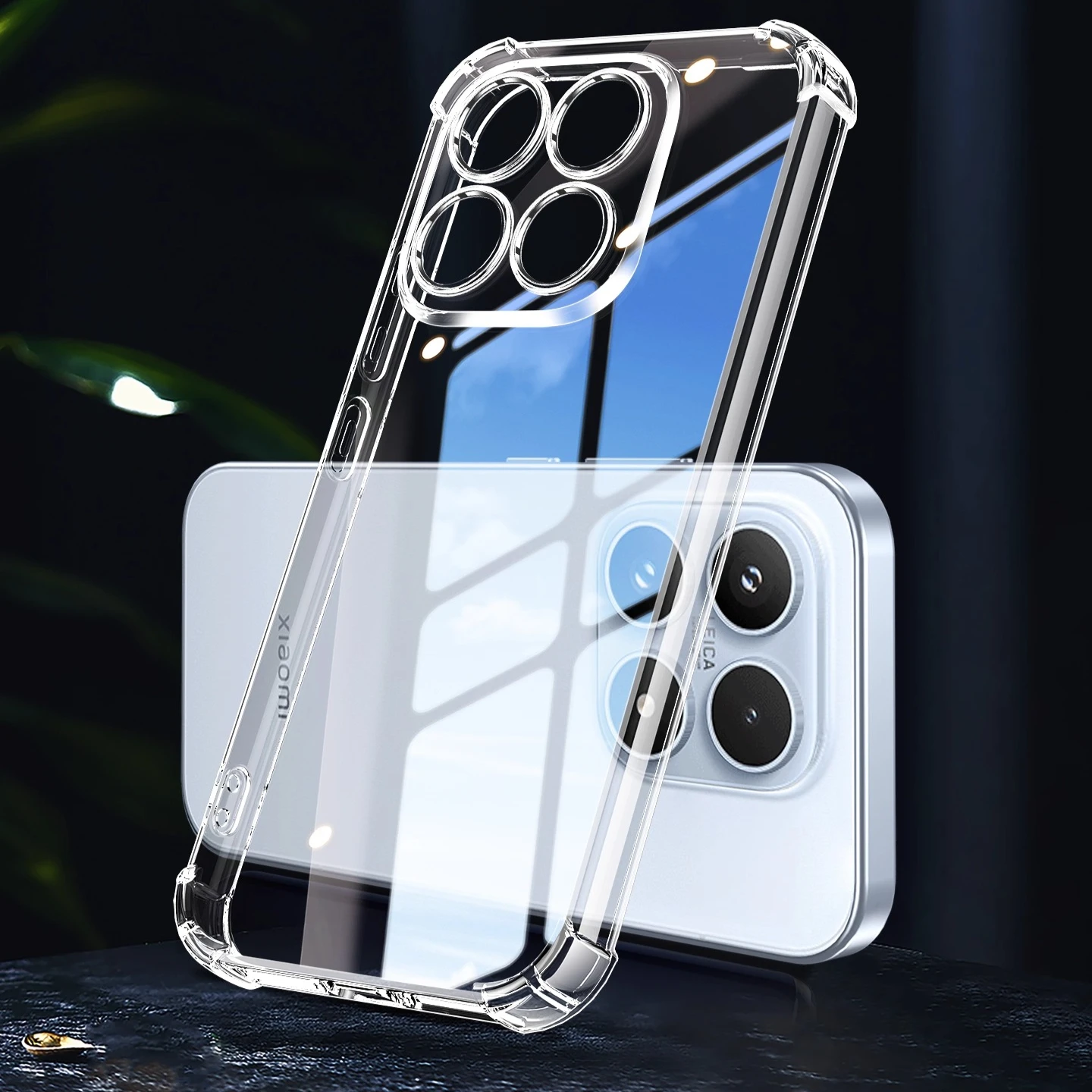 EUCAGR Airbag Transparente TPU Stoßfeste Hülle Für Xiaomi 17 Pro Max MI17 Rückseite Klare Schale Coque Fundas Xiaomi 17Pro Max
