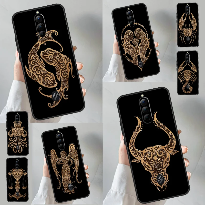 Zodiac Signs For Nubia Red Magic 8 Pro Case Cover For ZTE Redmagic 6 7 Pro 6R 5S 6S 7S 5G Soft Capa