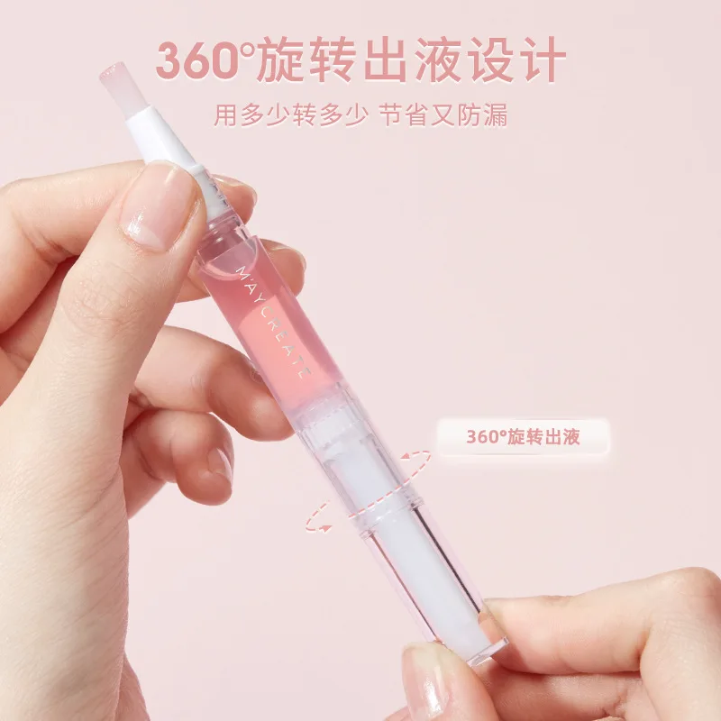 Bolígrafo de aceite nutritivo para uñas, tratamiento de 5 perfumes, tratamiento de cutículas para el crecimiento de las uñas, aceite nutritivo de regeneración, pluma nutritiva para la piel, 2ml