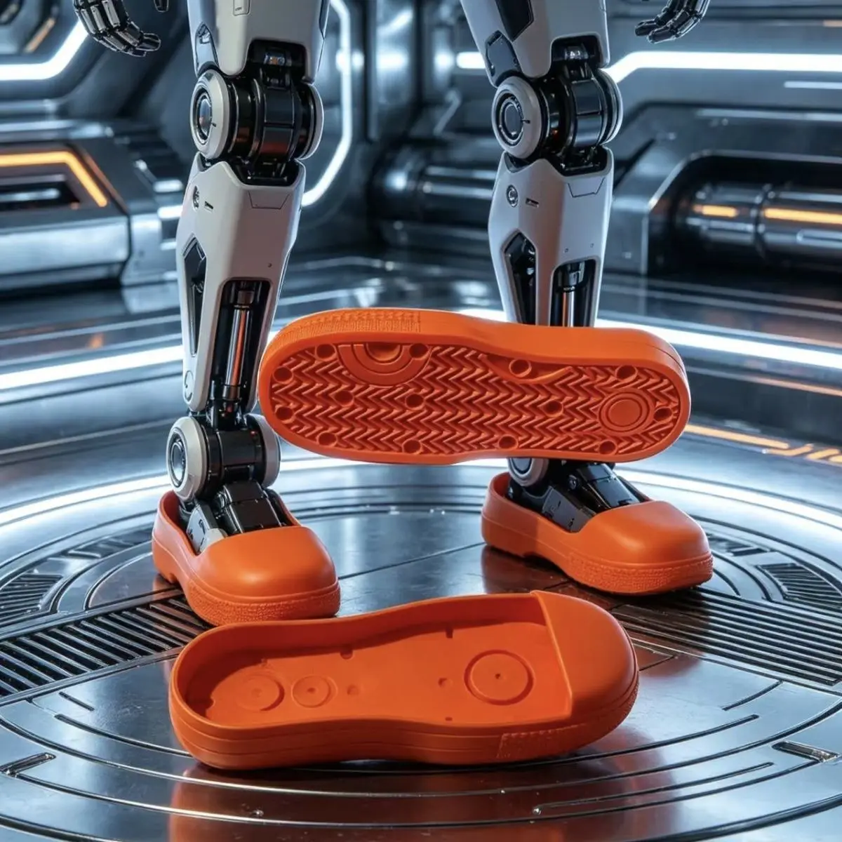 Wear-Resistant Anti-Slip Shockproof Rubber Foot Sleeves, Anti-Collision Protective Accessories For G1 Humanoid Robot