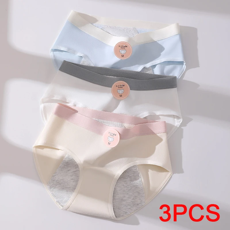 Menstruation Panties Women's Briefs Cotton Panties Woman Period Underwear Menstrual Guatero Reusable Menstrual Pads Leakproof