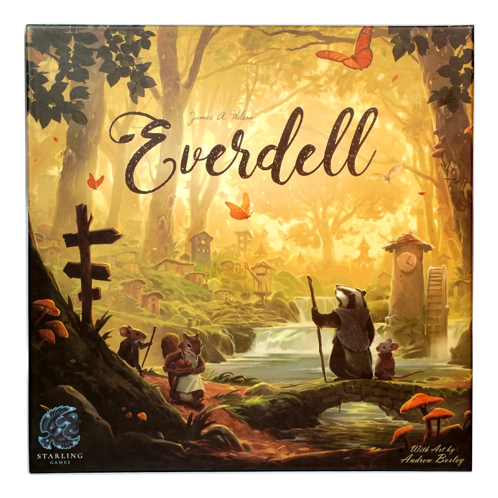 Everdell Board Game 1-4 Players Board Games for Family Game Night English Version Multicolored