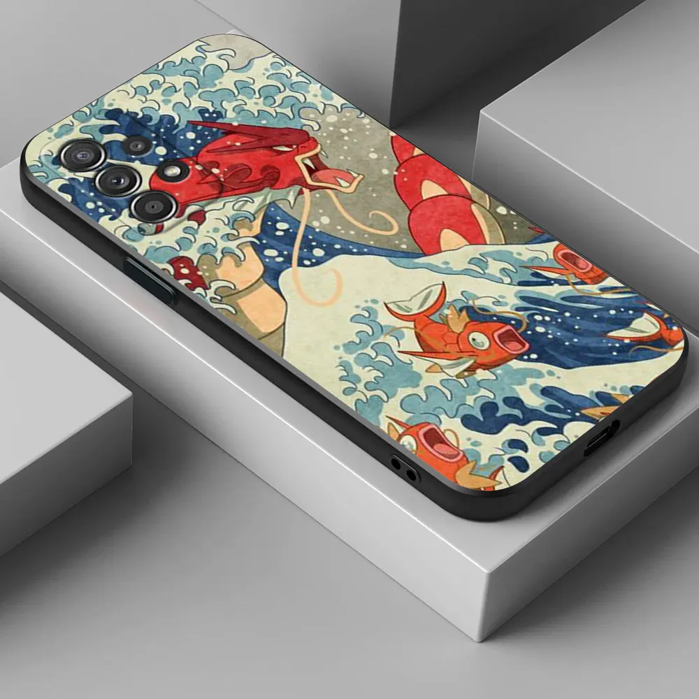 Hokusai The Great Wave Anime For Samsung Galaxy A55 Dragon Case A54 A52 A53 A51 A34 A35 A33 A32 A50 A72 A71 A30 A7 A9 Soft Cover