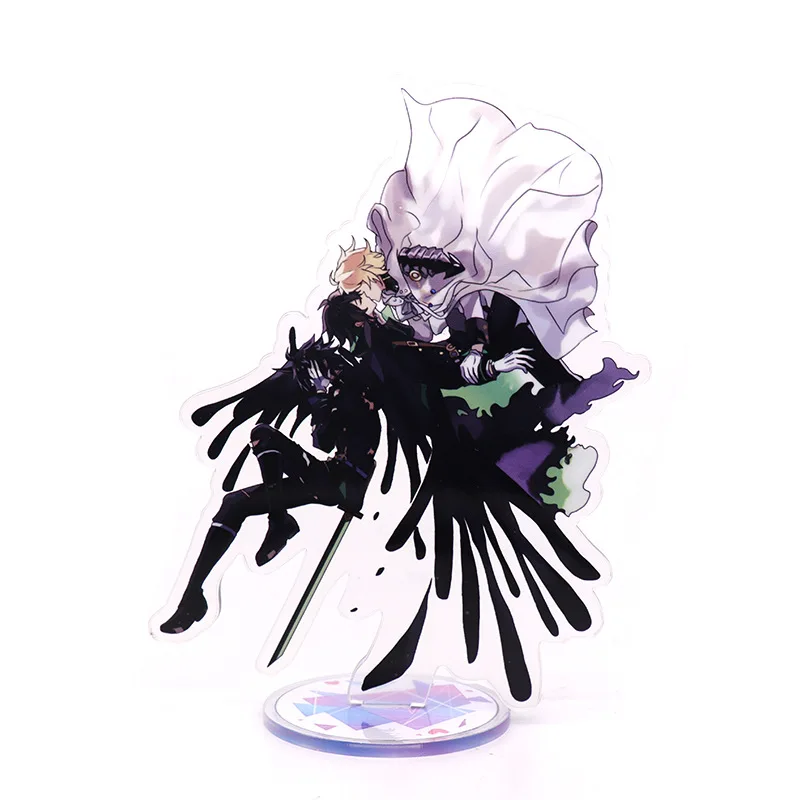 Anime Seraph of the end Figure Yuichiro Hyakuya Shinoa Hiiragi Yoichi Saotome Acrylic Stand Model Plate Desk Decor Standing Sign