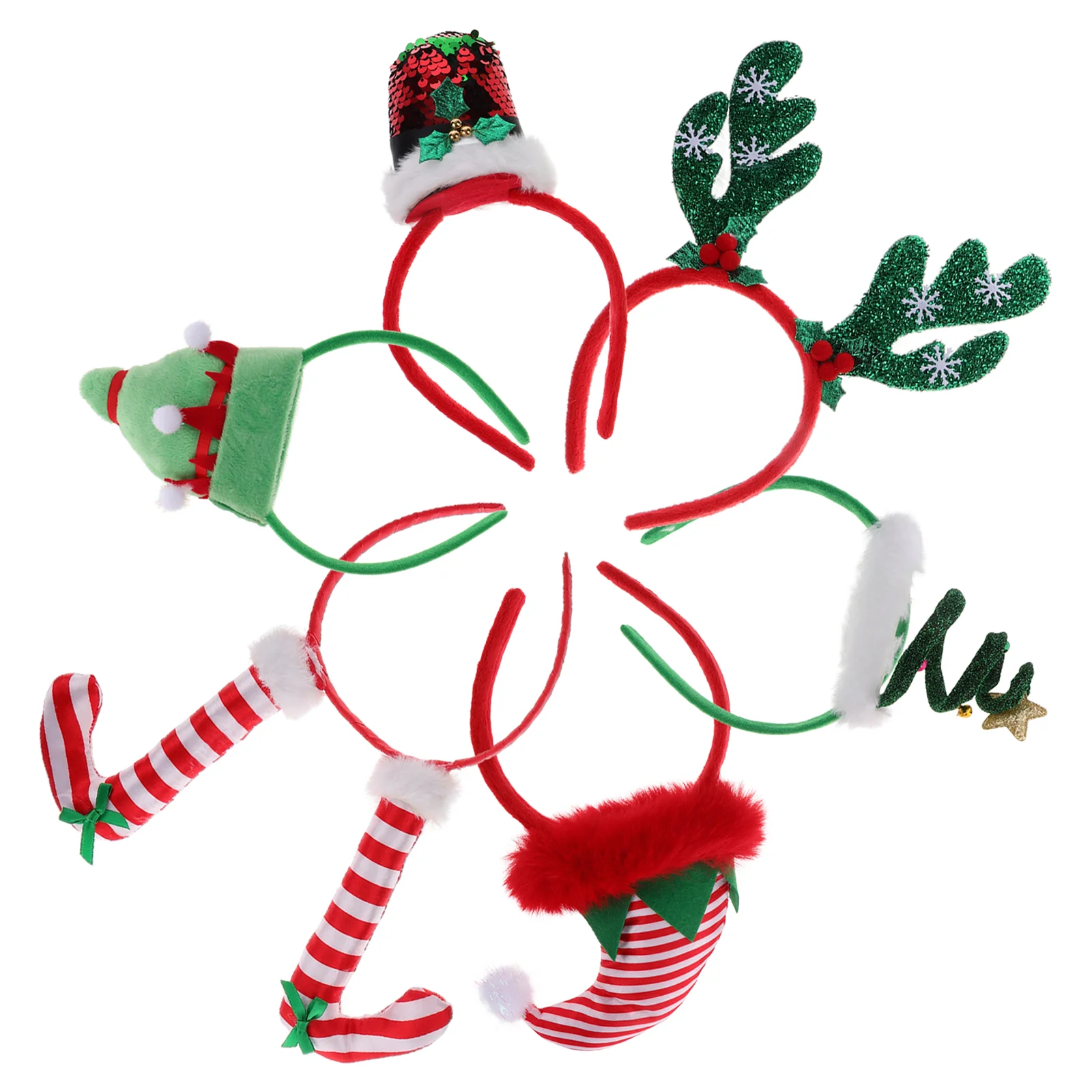 

Decorate Christmas Headband Miss Headbands Headwear Plastic Reindeer Costume Xmas Hair Hoops