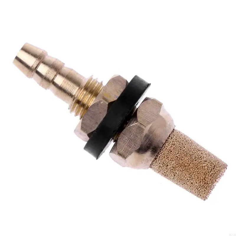 97QD AIR Stone Copper Bubbler Aquarium Fish Fish Fish Pumps Assories Accessories Resable Mineral Stones Diffuser 1.6 "الارتفاع