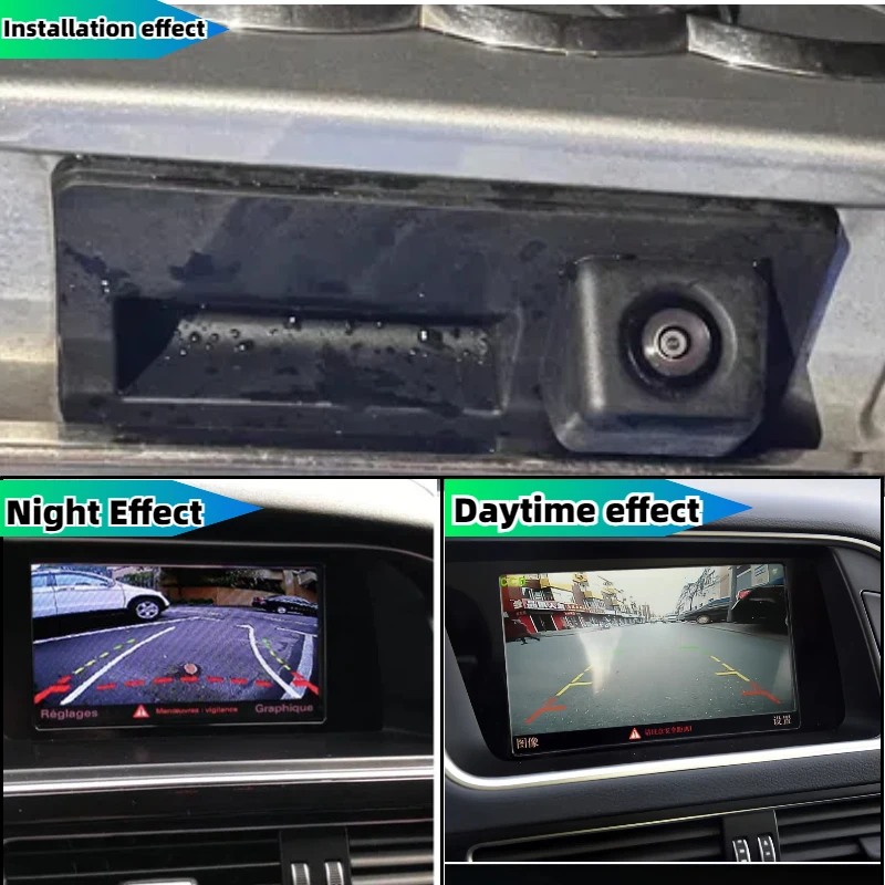 كاميرا مقبض صندوق السيارة لسيارة Volkswagen Tiguan I 5N 2007 2008 2009 2010 2011 2012 2013 ~ 2017 CCD كاميرا احتياطية للرؤية الخلفية #6