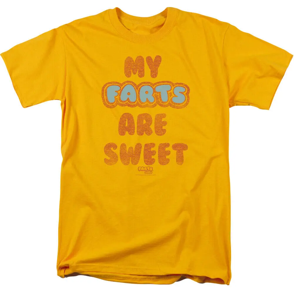 Farts Candy Sweet T Shirt Mens Licensed Tangy Sour Gold