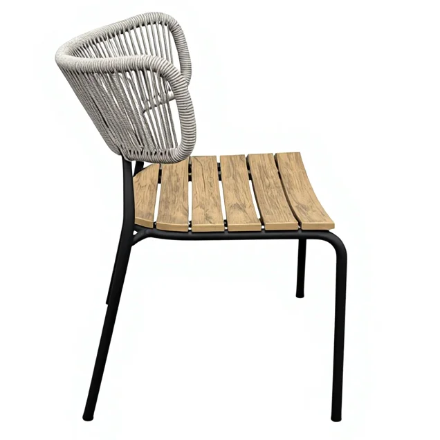 Immagine 4: Sedia da Giardino in Rattan di Alta Qualità per Interni ed Esterni, per Caffè, Ristoranti e Hotel