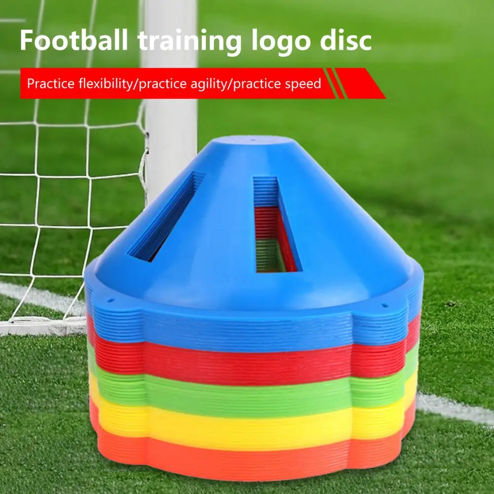 

Training Sign Hollow Disc Cone Football Training Sign Pressure Resistant Cones Marker Discs Soccer Agility Training Disc Cone