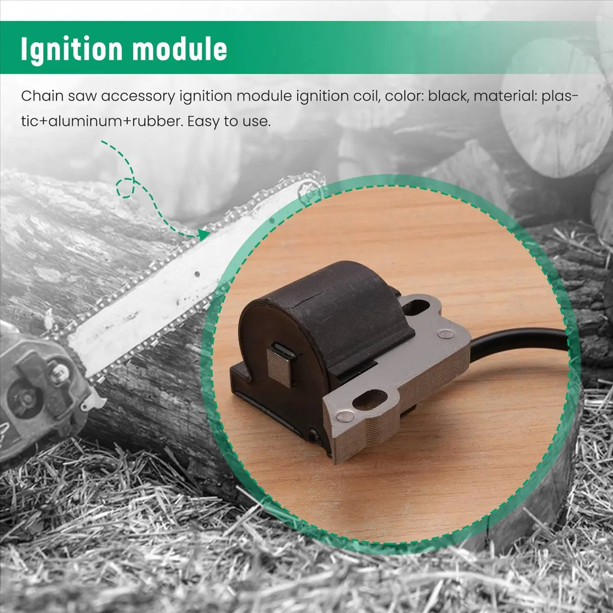 

AB08 Ignition Module Ignition Coil 530039198 for Poulan Craftsman Chain Saw Accessories