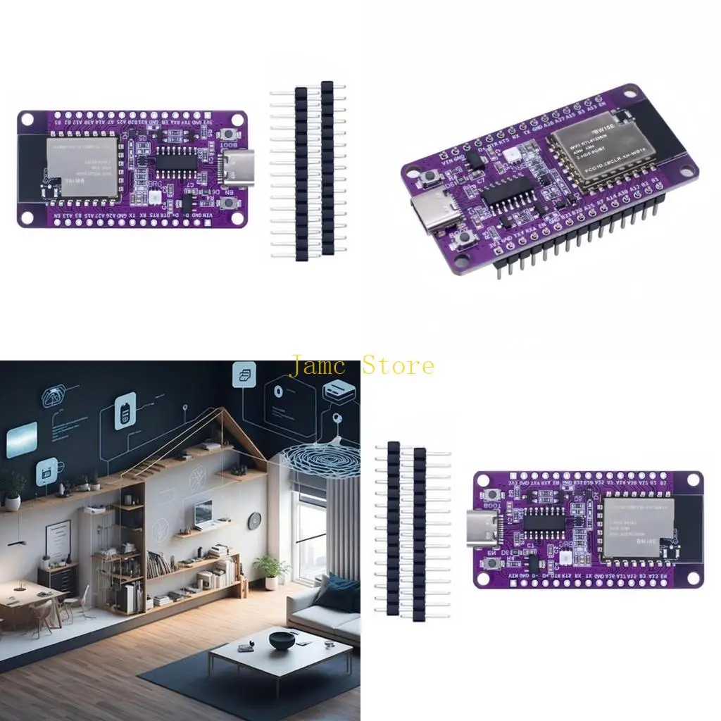 LX0B WiFi Development Board Bluetooth-compatible BLE NICEMCU BW16 Development Board