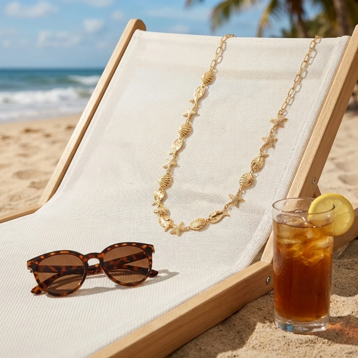 Metallische Seestern-Muschel-Taillenkette für Damen und Herren, trendige Sommer-Strand-Ozean-Seestern-Bauchkette, böhmischer Körperschmuck – Detail 26