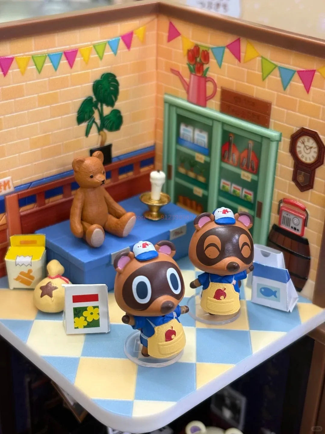 Re-ment Animal Crossing Happy Room Ornamento da tavolo Mini regalo di raccolta di figure in miniatura