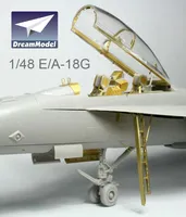 Dream Model DM2018 1/48 E/A-18G Photo-Etched Sheet For Hasegawa 07252