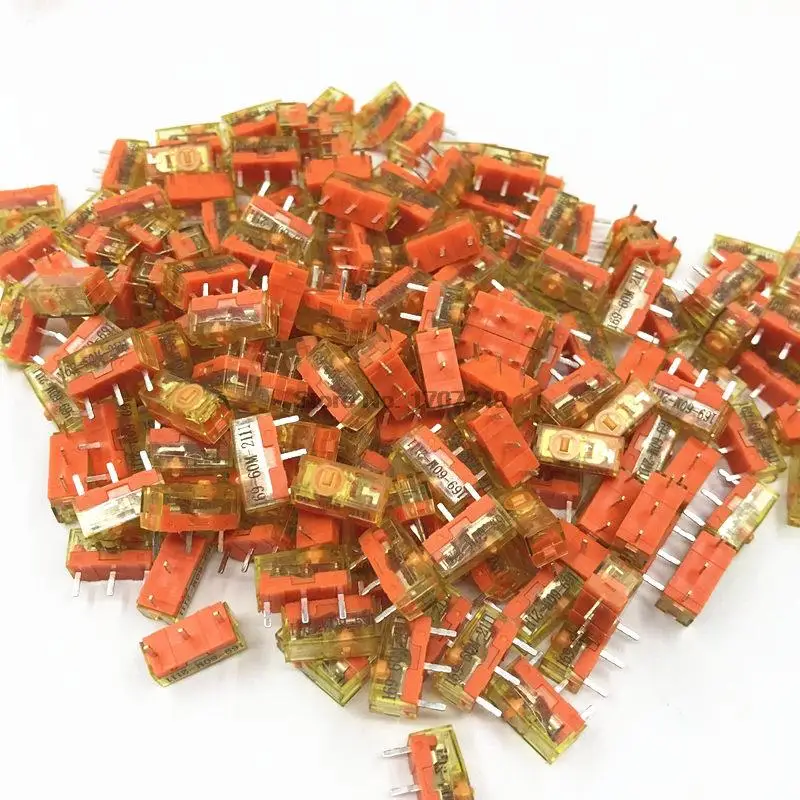 Free Shipping 10Pcs-1Pcs TTC dustproof gold mouse micro switch gold contactor 60M 60 millions click TTC gold micro switch Button