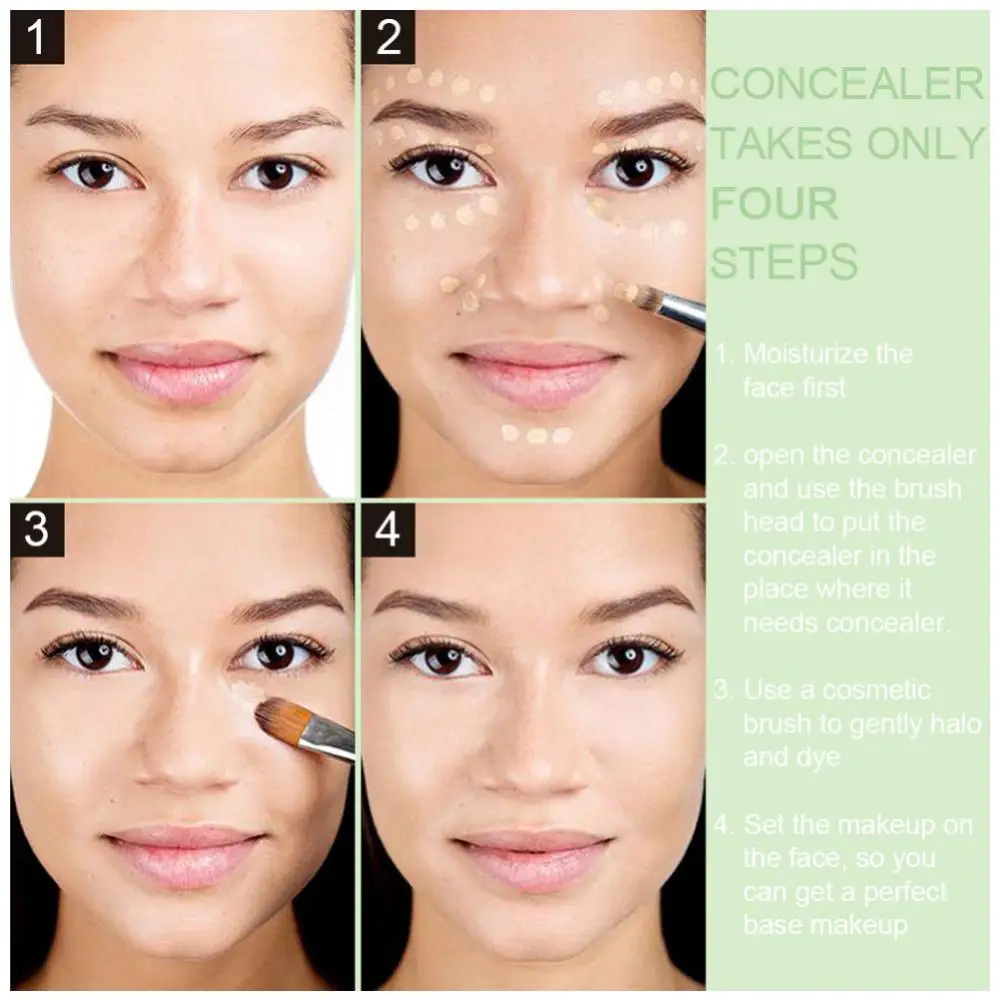 Concealer Hydrating Not Stuck Professional Lightweight Foundation For Daily Use Professional Cosmetics Popular Eye Dark Circles