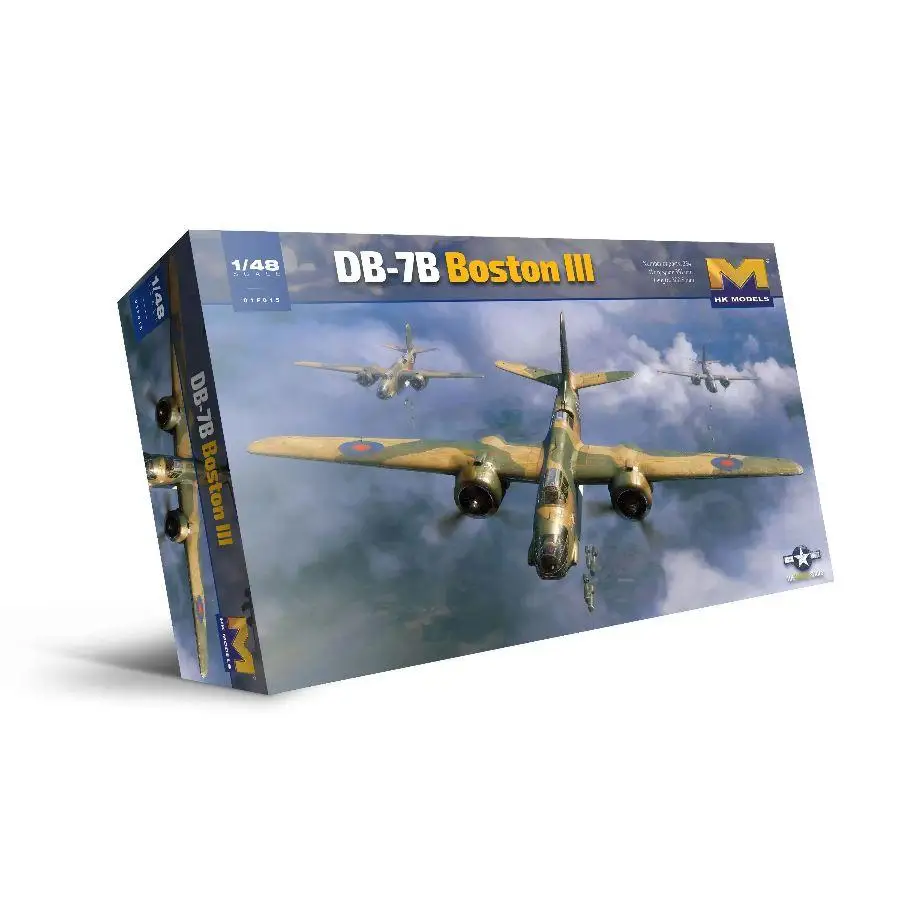

HK Model 01F015 1/48 Scale DB-7B Boston III Type A Medium Bomber Aircraft Assembly plastics model kit