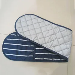Cotton Siamese Anti-scalding Gloves Microwave Oven Thickened Bake Mat Holding Thermal Glove Headed Double Siamese Pot Insul