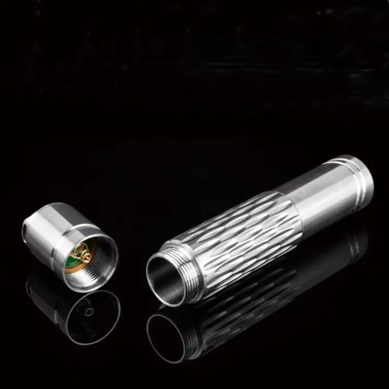 

New USB Rechargeable Mini Titanium Flashlight EDC Titan Made LED Torch Portable Outdoor Camping Light Hiking Riding Led Pocket L