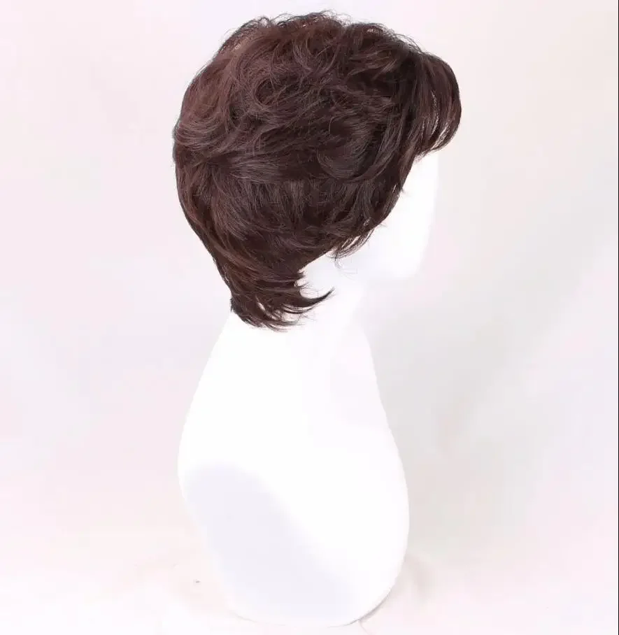 もつれたコスプレウィッグラプンツェルフリンライダー男性ショートカーリー人工毛かつら大人のロールプレイハロウィン