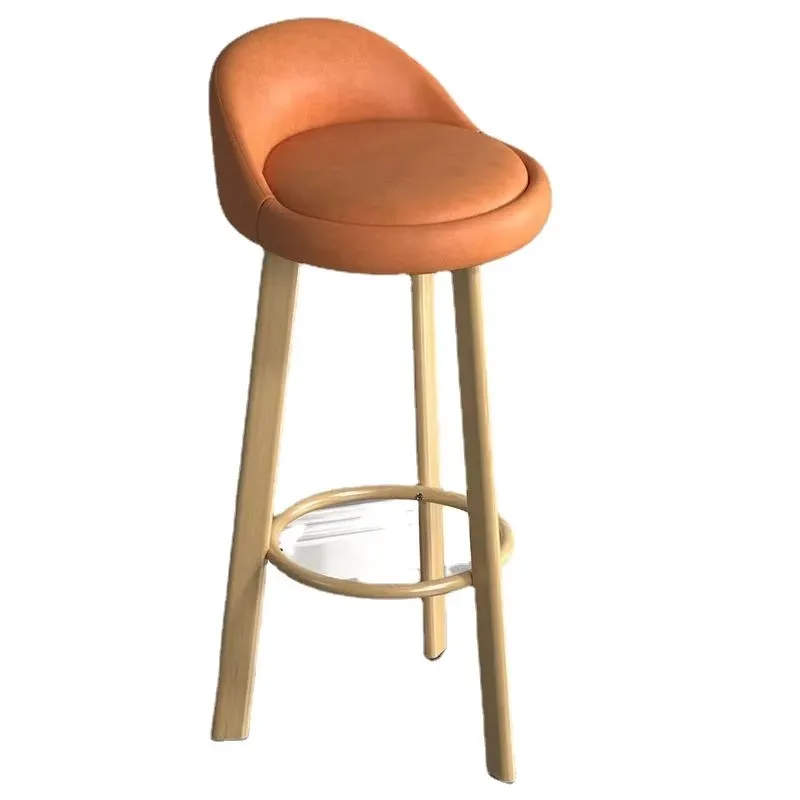 Modern Luxury Bar Stool Nordic Minimalist Bar Stool Design Minimalist Comfortable Living Room Sedie Sala Da Pranzo Furniture