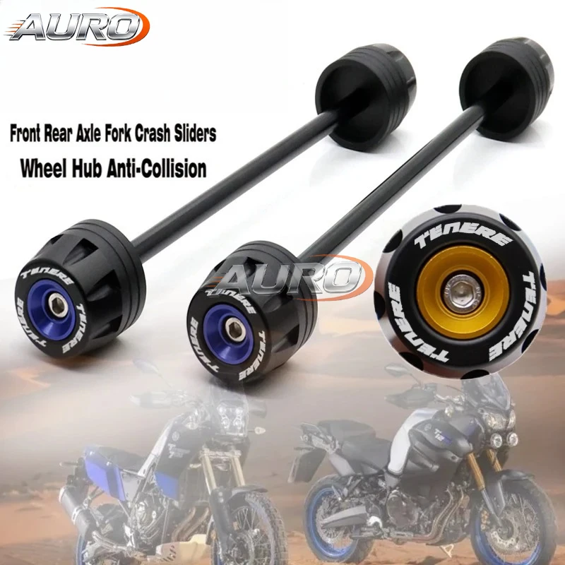

For YAMAHA XTZ700/ RALLY Tenere700 T7 Tenere 700 Front Rear Wheel Axle Fork Crash Slider Motorcycle Accessories