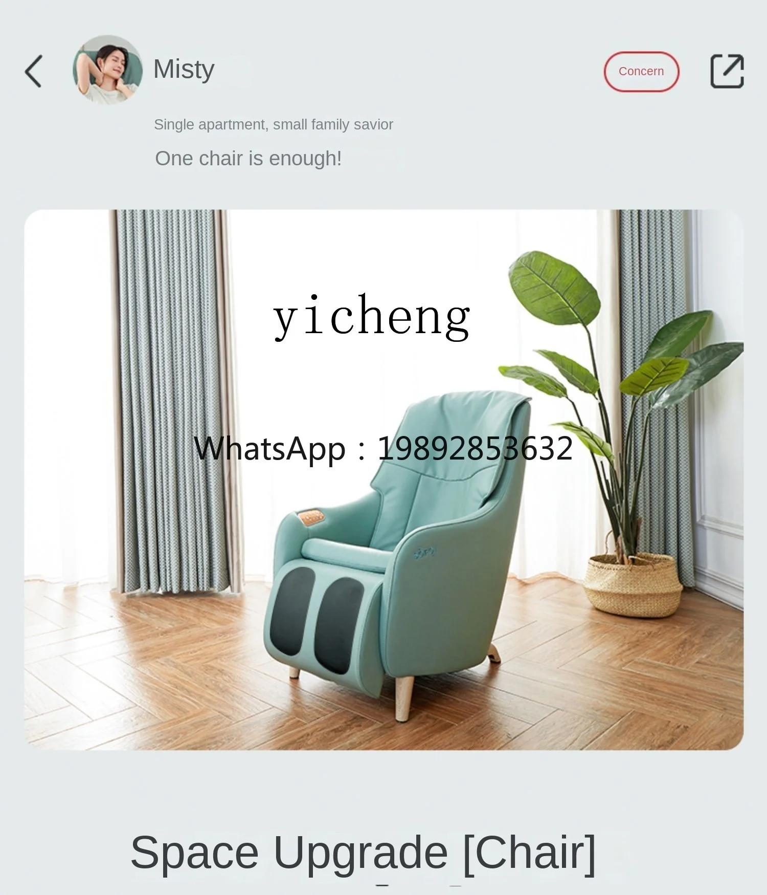 Couch Home Full Body Multifunctional Small Living Room Electric Smart Luxury Single-Seat Sofa Chair Couch