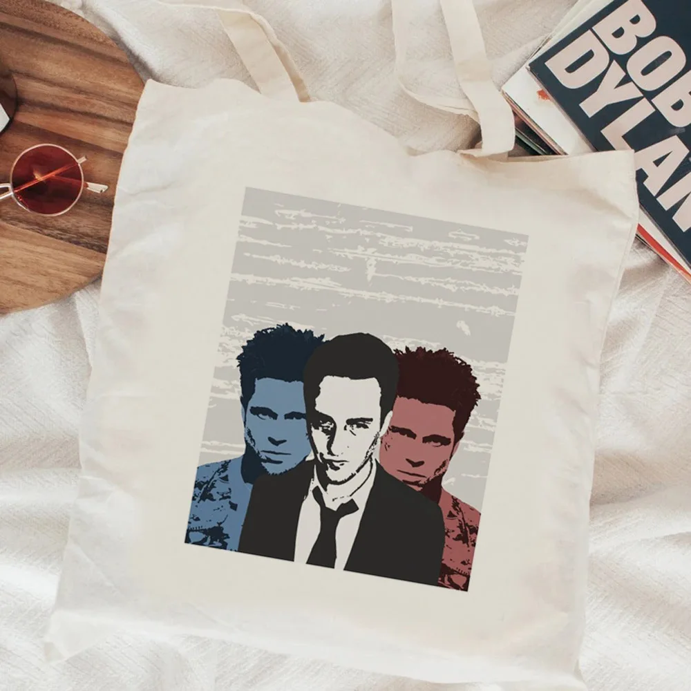 Fight Club shopping bag eco bolsa cotton canvas recycle bag reusable bag bolsa compra reusable sacola reciclaje grab