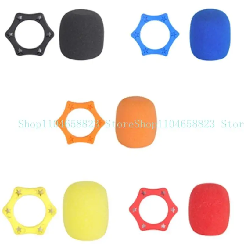 652F Mic Mic Wrap Wrap Cover Antiskid Disposition Conjunto protección efectiva para micrófonos