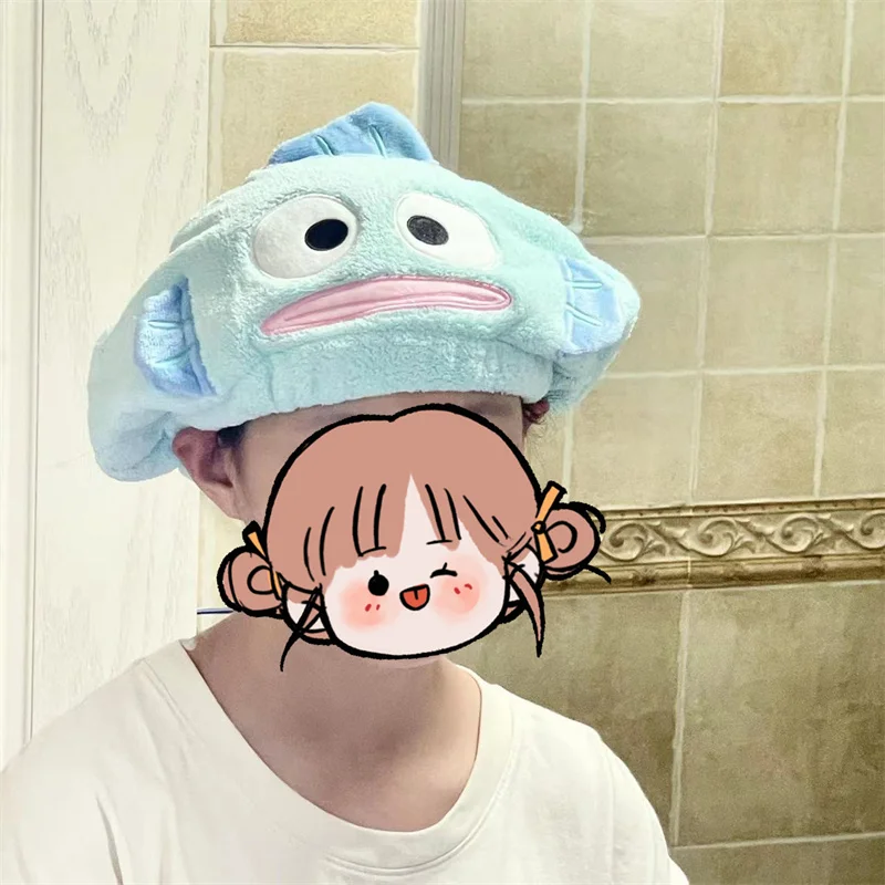 

Cartoon Sanrio Series Dry Hair Cap for Adults and Children Shower Bathroom Dry Hair Cap Absorbent Quick Drying Towel Headscarf