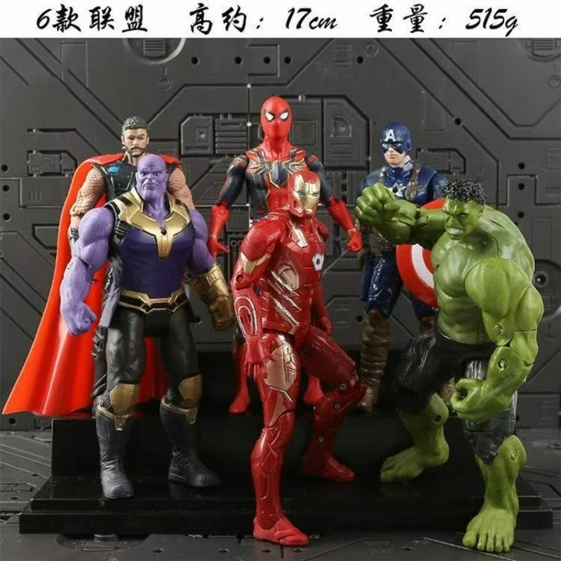 كاريكاتير المنتقمون هيرو جودز، الرجل الحديدي، الرجل العنكبوت، هالك، نموذج تزيين سطح المكتب، ألعاب الأطفال، هدايا عيد الميلاد. #6