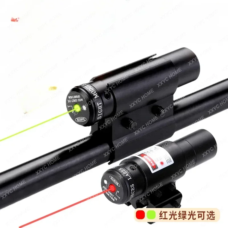 Infrared Laser Aiming Instrument up, down, Left and Right Adjustable Bird Hunting Anti-Seismic Green Laser Preheating-Free