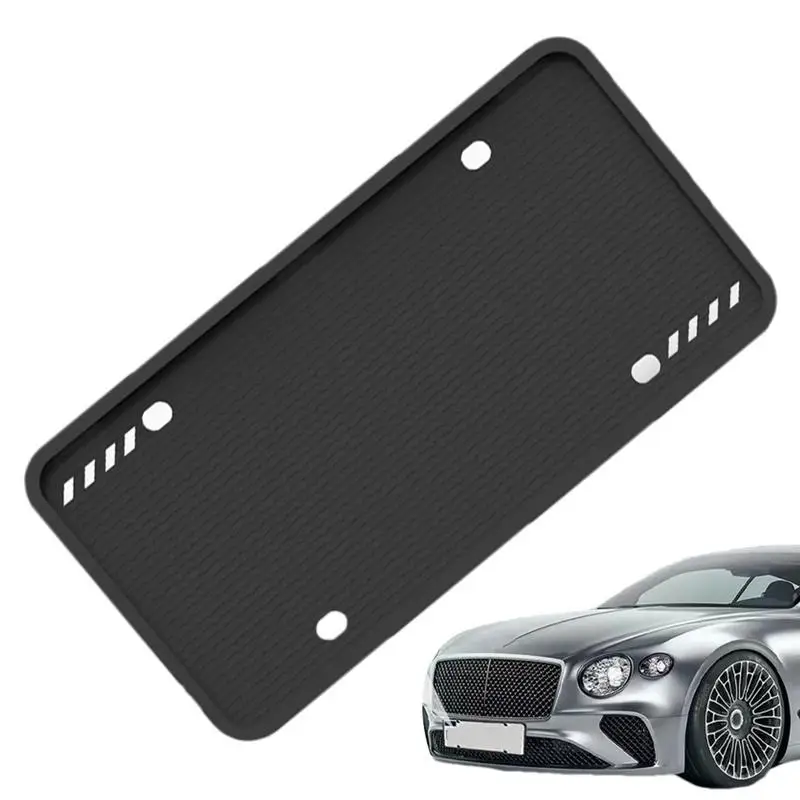 License Plate Frame Holder Silicone Automotive License Plate Bracket Us Car License Plate Bracket With Drainage Holes For