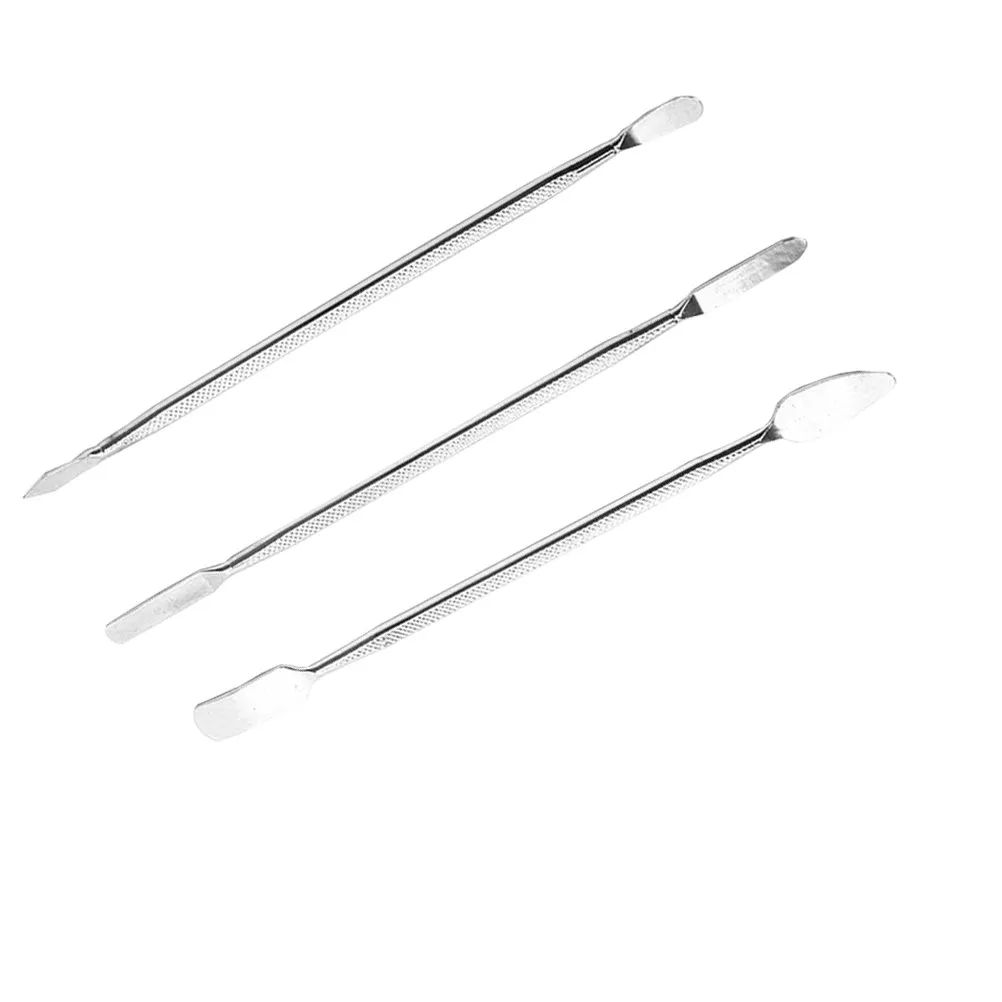 3Pcs Metal Portable Mobile Phone Pry Tools Reusable Electronics Opening Pry Tool Kit Heavy-duty Spudger Repair