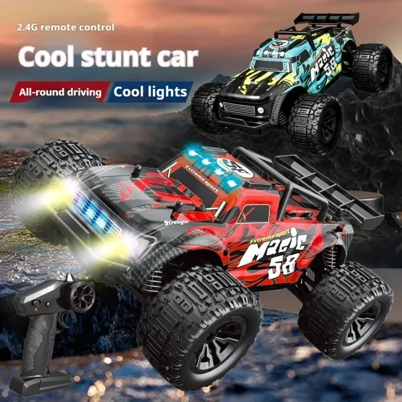 Kawaii ของเล่นรถของขวัญตลก-23 ซม.ความเร็วสูง off-road RC Drift รถ,รีโมทคอนโทรลรถ,cool Light Racing RC รถยนต์,ของเล่นสําหรับชาย