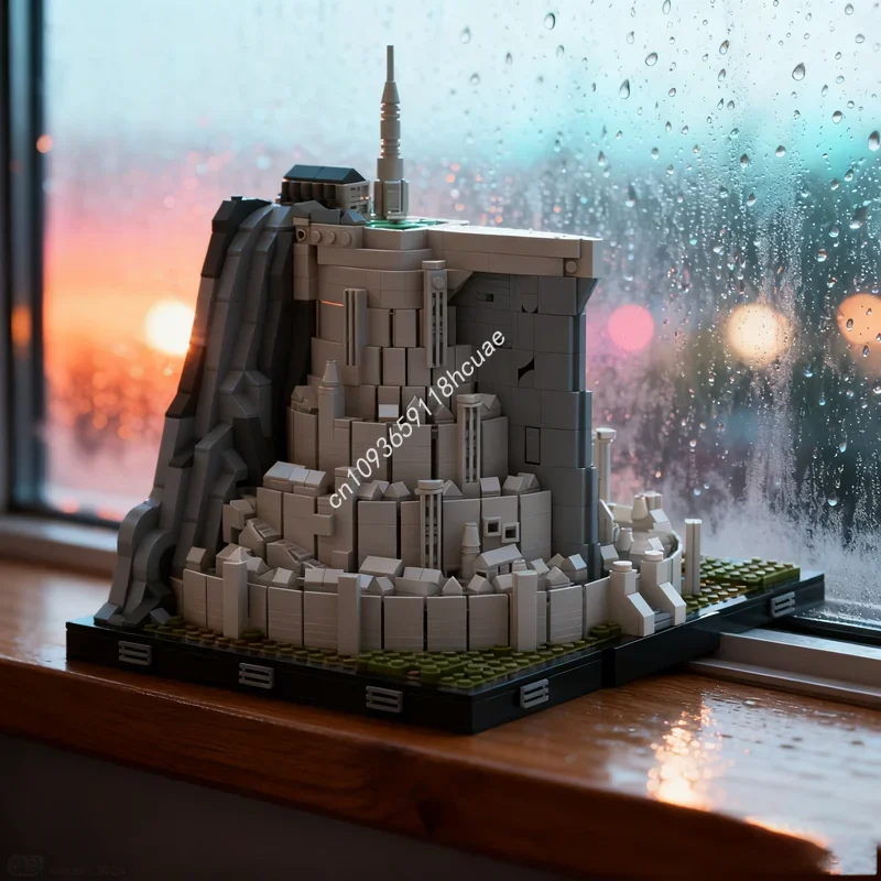 1929pcs MOC De Witte Stad Architectuur Model Bouwstenen Constructie Speelgoed Monteren Idee Kerstcadeaus Onderwijs Verjaardag