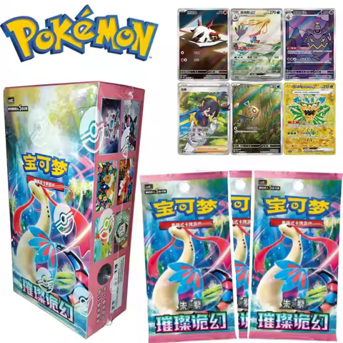 Pokemon Cards Original Trading PTCG Cartoon Simplified Chinese 16.0Bright Fantasy Chinese Version Trading Card Booster Box Gifts