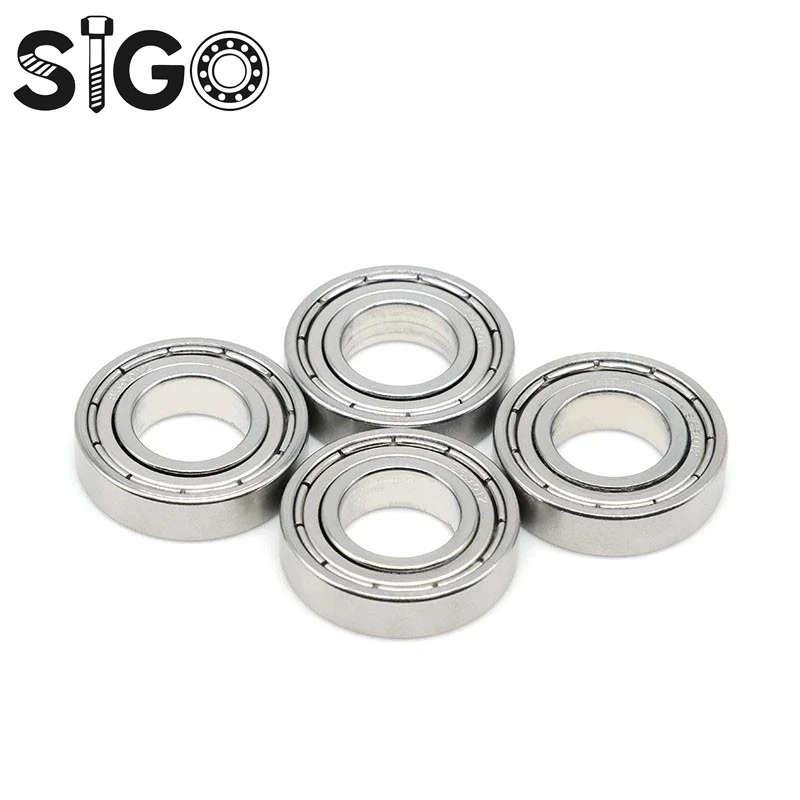 2pcs/lot 16100zz Deep Groove Ball Bearing 16100 10*28*8mm Bearing Steel Material Two-sided Metal Cover