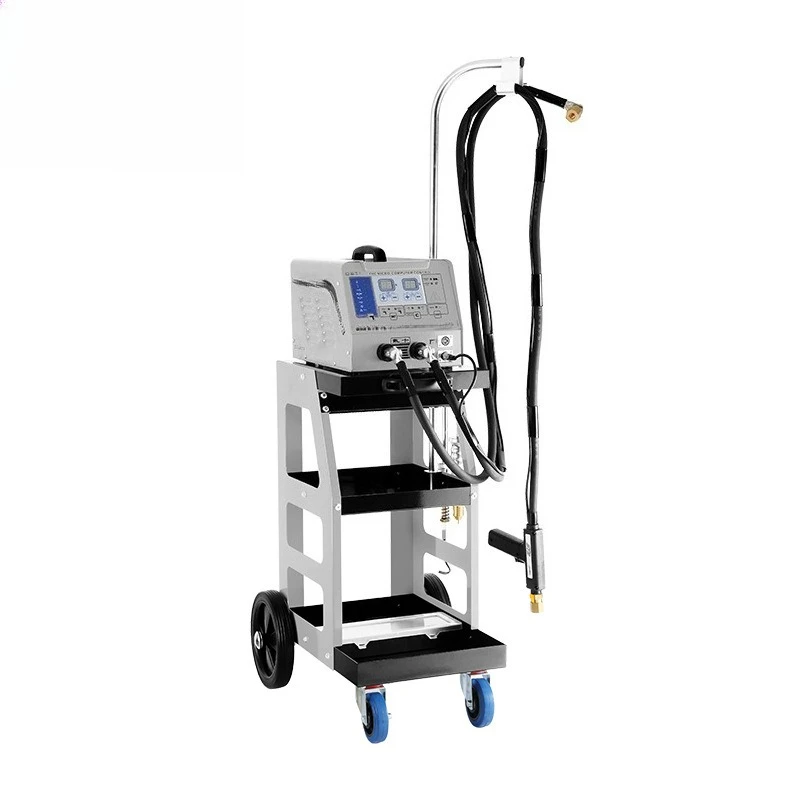 

Automobile sheet metal depression repair machine, meson machine, door pit reduction and shaping spot welding