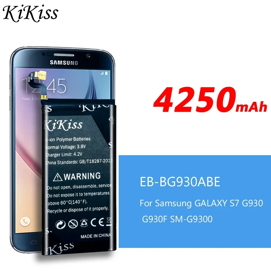 

4250mAh High-Quality Battery for Samsung Galaxy S7 G930 G930F SM-G9300