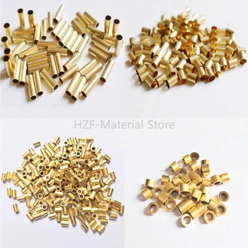 Copper Brass Hollow Tube Precision Brass Round Sleeve Customized Service